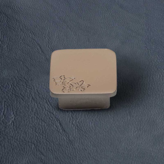 Ручка-кнопка мебельная Trodos "ZY-61" сплав ЦАМ, никель