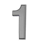 Цифра дверная Trodos "1" классика, хром
