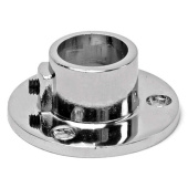 Фланец для трубы D16, хром