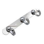 Крючок на планке Delphinium тройной "2053", хром