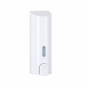 Дозатор для жидкого мыла настенный Delphinium "D014W" 380мл, белый