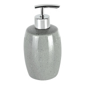 Дозатор для жидкого мыла Delphinium коллекция "Серый Гранит", керамика