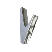 Крючок мебельный Trodos "1641" 1-рожковый, сплав ЦАМ, хром