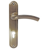 Ручка на планке Trodos 85/106-М AB бронза