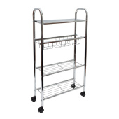 Этажерка Zenfort 4-х ярусная "BC285", хром