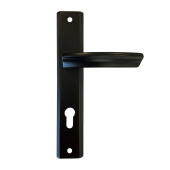 Ручка на планке Vrata "A861" алюминий, черный 