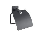  Держатель для туалетной бумаги Delphinium "4105В" закрытый, черный