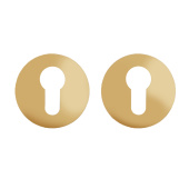 Накладка на цилиндр Trodos "ET" серия 06 slim, сатиновое золото матовый