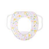 Сиденье для унитаза Delphinium "DK-3000-1", детское, с белыми ручками микс