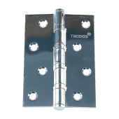 Петля накладная Trodos 100х70х2,5 CP хром, флоупак