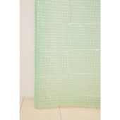 Штора для ванной Delphinium "3D" ПВХ 180х180см, 12 колец, зеленый