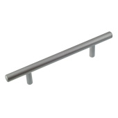 Ручка-рейлинг мебельная Trodos "8925" D10х192-252мм сталь, хром матовый, хедер