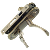 Замок врезной Trodos 61/11-ЦМ с ручкой, бронза