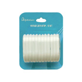 Кольца для штор Delphinium 12 шт пластик, белый