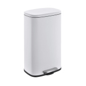 Ведро для мусора с микролифтом Delphinium "FTC2122" 5л, белый