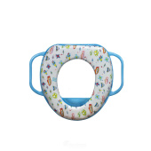 Сиденье для унитаза Delphinium "DK-3001-1", детское, с синими ручками микс