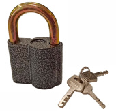 Замок навесной Trodos BC-HAL2-70 алюминий, блистер