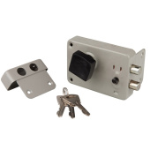 Замок накладной Trodos ЗН1-5 серый