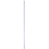 Карниз для ванной телескопический Delphinium 110-200см, белый, т/у
