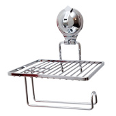 Держатель для туалетной бумаги с полочкой Delphinium "UI-3003", хром