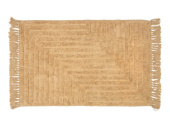 Ковер Zenfort "Прованс Зигзаг" с кистями, хлопок, 50х80см, бежевый