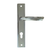 Ручка на планке Vrata "A861" алюминий, хром