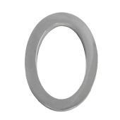 Цифра дверная Trodos "0" модерн, хром