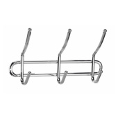 Крючок на планке Delphinium тройной "АЕ-490", хром