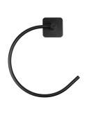 Кольцо для полотенца на липучке Delphinium "B6445P-5", металл, чёрный