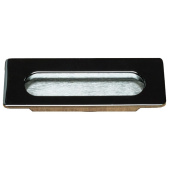 Ручка врезная мебельная Trodos "ZY-1240" 96мм сплав ЦАМ, хром