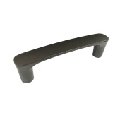 Ручка-скоба мебельная Trodos "2063" 96мм сплав ЦАМ 125гр, графит