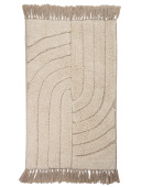 Ковер Zenfort "Прованс Лабиринт" с кистями, хлопок, 50*80см, молочный