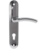 Ручка на планке Trodos 85/106-L CP хром