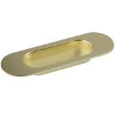 Ручка врезная мебельная Trodos "ZY-83" 64мм сплав ЦАМ, золото