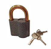 Замок навесной Trodos BC-HAL2-60 алюминий, блистер