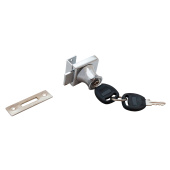 Замок мебельный Trodos "804" для стекла, хром