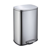 Ведро для мусора с микролифтом Delphinium "FTC2122" 5л, хром