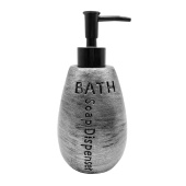 Дозатор для жидкого мыла Delphinium коллекция "Галактика", черный