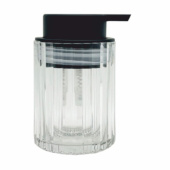 Дозатор для жидкого мыла Delphinium коллекция "Кристалл", стекло