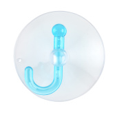 Крючок Delphinium "Аква" на присоске, 4 шт, блистер