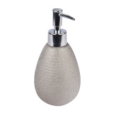 Дозатор для жидкого мыла Zenfort "Silver", керамика