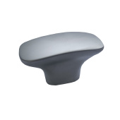 Ручка-кнопка мебельная Trodos "2063K" сплав ЦАМ, хром матовый