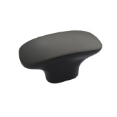 Ручка-кнопка мебельная Trodos "2063K" сплав ЦАМ, графит