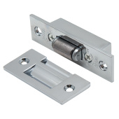 Фиксатор дверной Trodos роликовый, хром