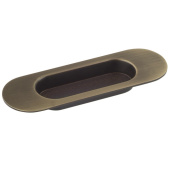 Ручка врезная мебельная Trodos "ZY-83" 64мм сплав ЦАМ, бронза