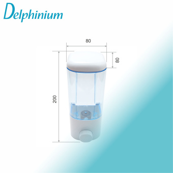 Дозатор для жидкого мыла Delphinium "9017" 600мл, белый