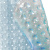 Ковер антискользящий Delphinium коллекция "7138" массажный 71х38см, голубой