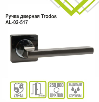 Ручка раздельная Trodos 517-02 BN черный никель