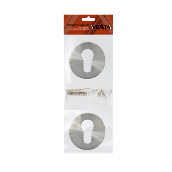 Накладка на цилиндр Vrata "ЕТ AL" серия 06 slim, никель