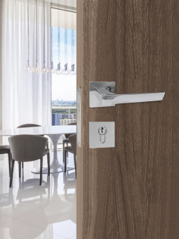 Ручка раздельная Vrata "2175 AL" серия 03 slim, хром